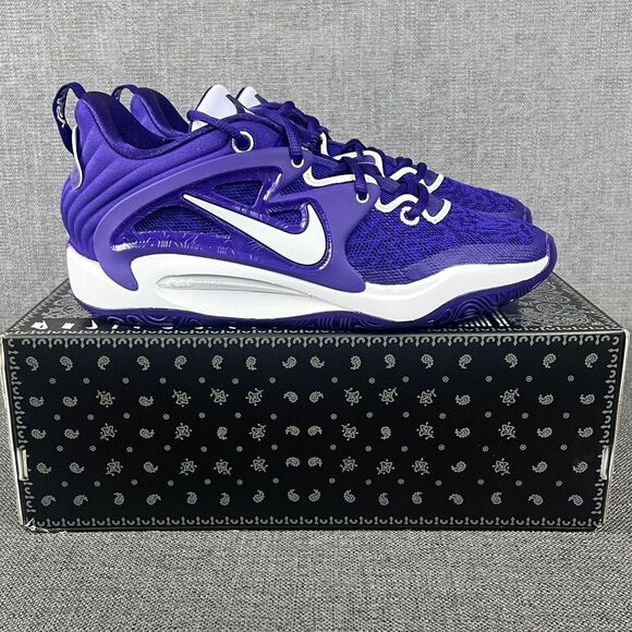 Nike KD15 TB Promo Court Purple White DX6648 500 Men's Size 12.5